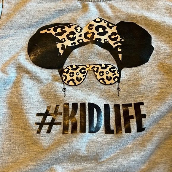 Little Girl’s Long Sleeved Shirt Size 3T 100 Gray Thin Sweatshirt Look Kid Life - Picture 2 of 6